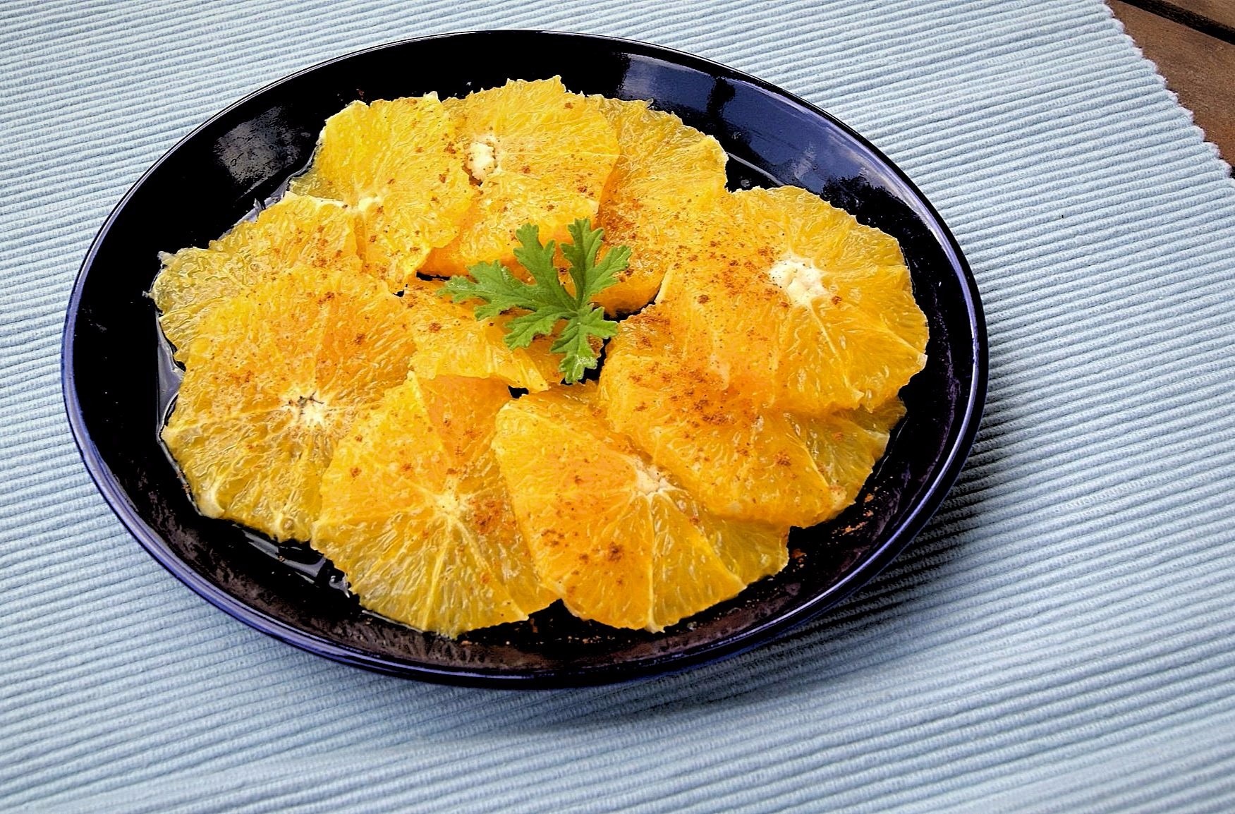 Orange with Cinnamon